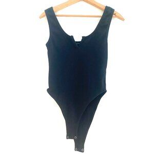 NWOT Zara Women's Sleeveless Black Bodysuit Top Size M